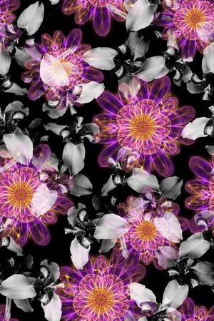 抽象印花华亿平台图片