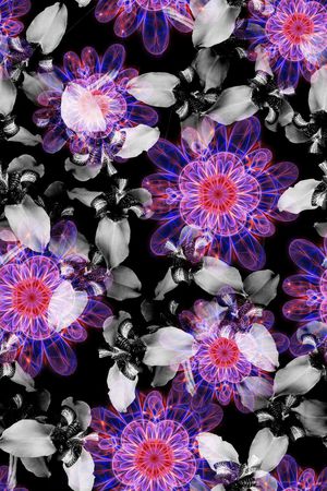 抽象印花华亿平台图片