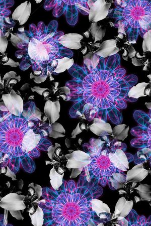 抽象印花华亿平台图片