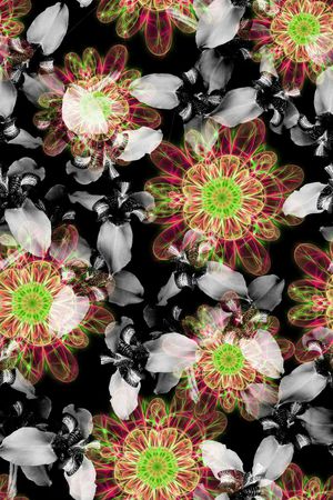 抽象印花华亿平台图片