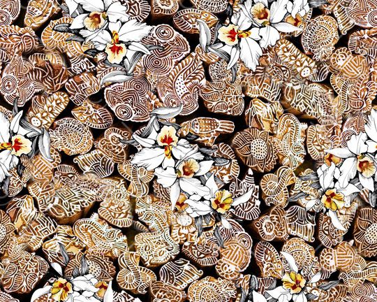 民族风印花华亿平台图片