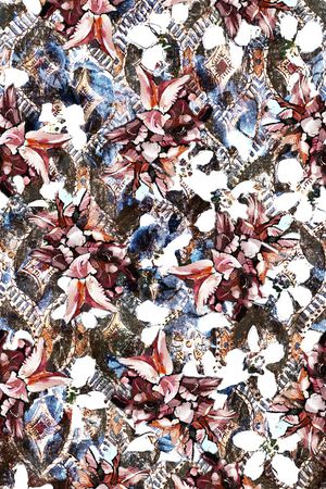 民族风印花华亿平台图片