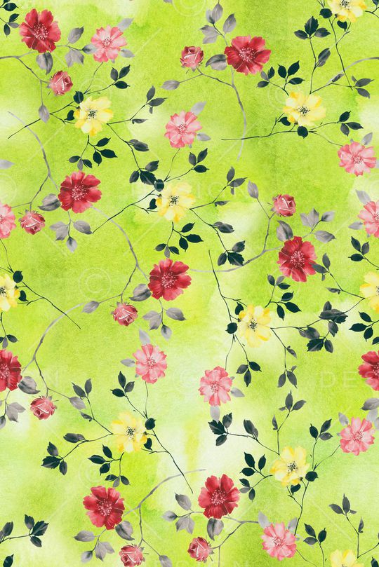 小碎花印花华亿平台图片