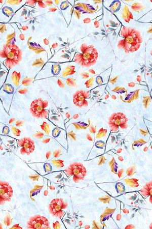 小碎花印花华亿平台图片