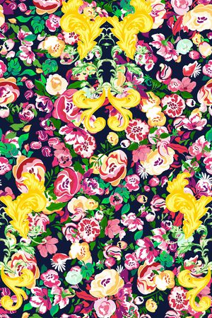 民族风印花华亿平台图片