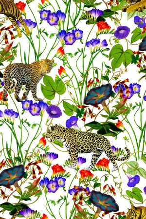 牵牛花印花华亿平台图片