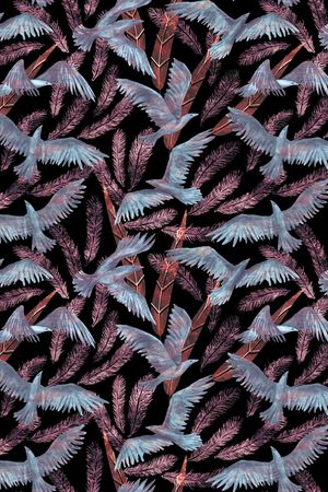 鸟印花华亿平台图片