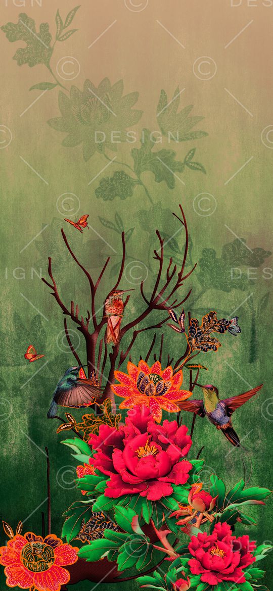 鸟印花华亿平台图片