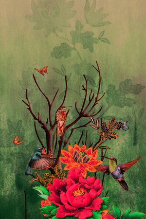 鸟印花华亿平台图片