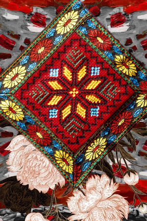 民族风印花华亿平台图片