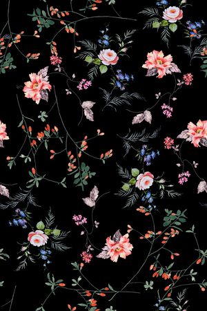 小碎花印花华亿平台图片