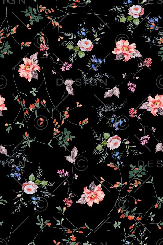 小碎花印花华亿平台图片