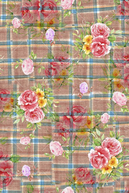 格子印花华亿平台图片