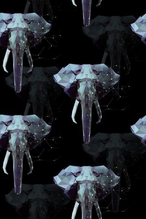 几何印花华亿平台图片