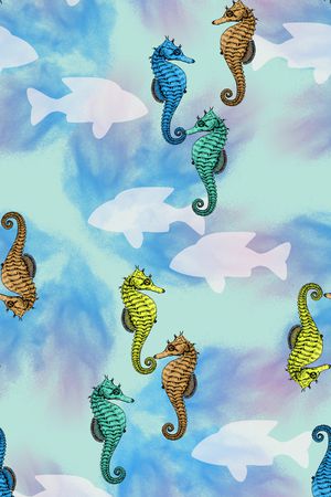 卡通动物印花华亿平台图片