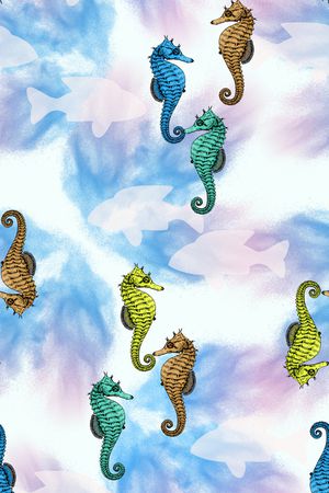 卡通动物印花华亿平台图片