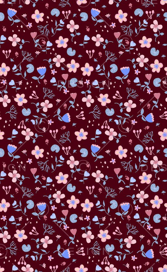 小碎花印花华亿平台图片