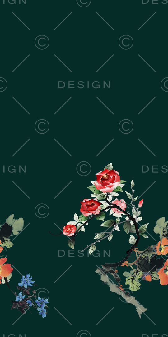 动物花卉印花华亿平台图片