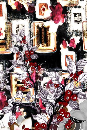 民族风印花华亿平台图片