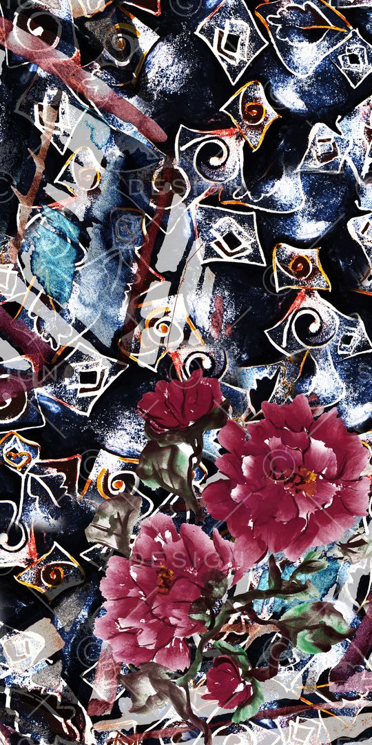 民族风印花华亿平台图片