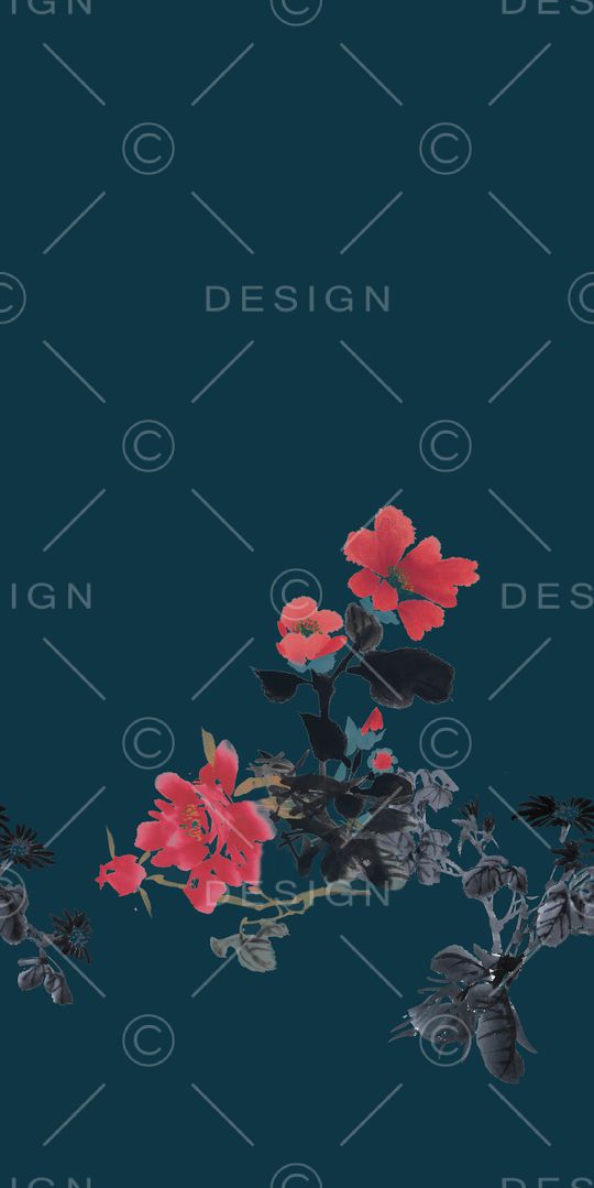 旗袍印花华亿平台图片