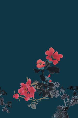 旗袍印花华亿平台图片