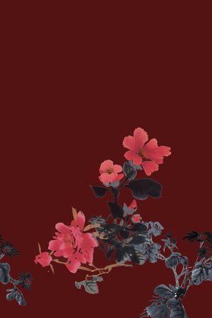 旗袍印花华亿平台图片