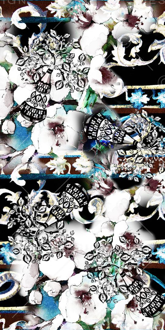 民族风印花华亿平台图片