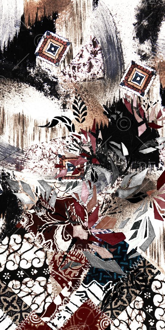 民族风印花华亿平台图片