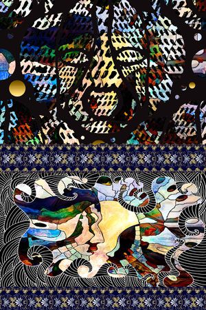 波西米亚印花华亿平台图片