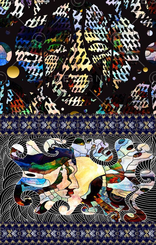 波西米亚印花华亿平台图片