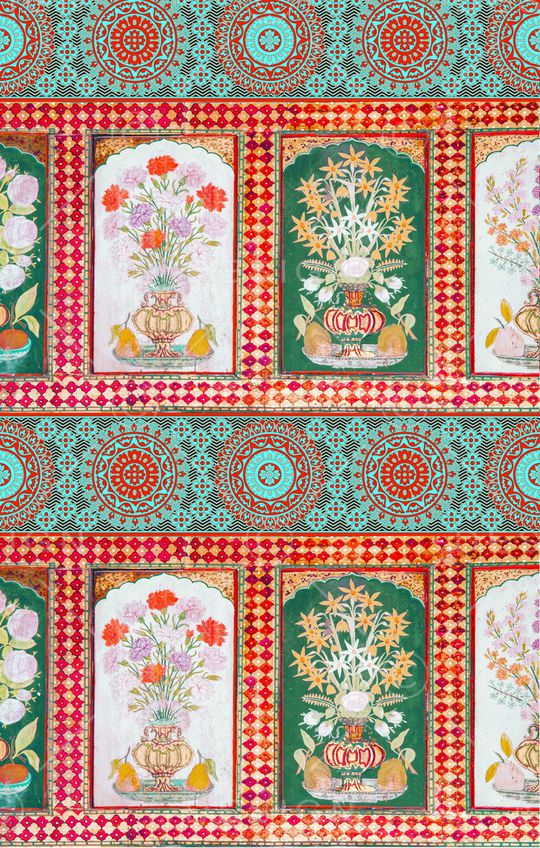 波西米亚印花华亿平台图片