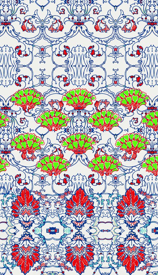 波西米亚印花华亿平台图片