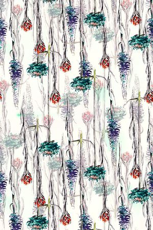 植物印花华亿平台图片