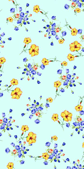 小碎花印花华亿平台图片