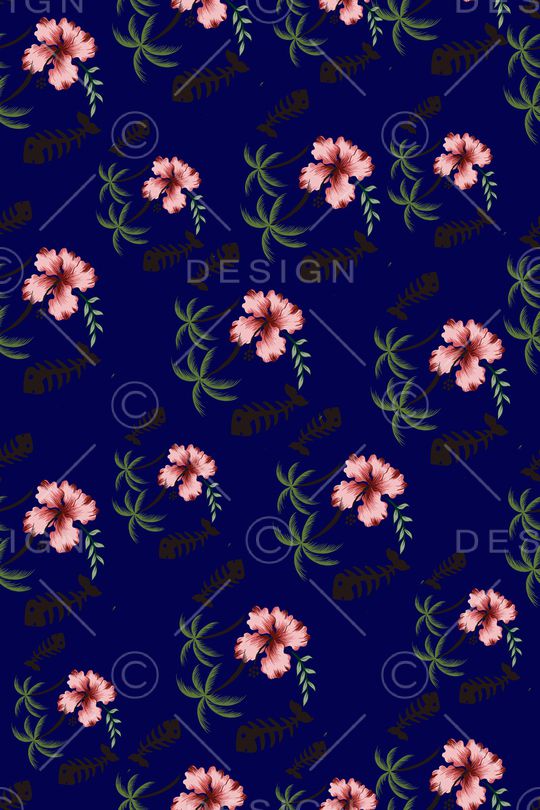 动物花卉印花华亿平台图片