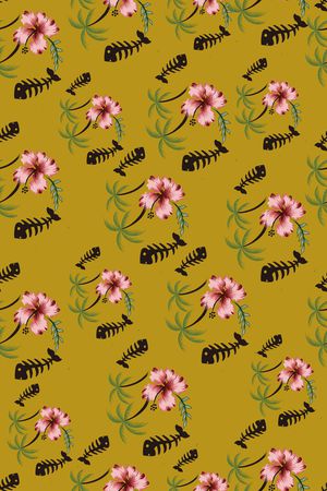 动物花卉印花华亿平台图片