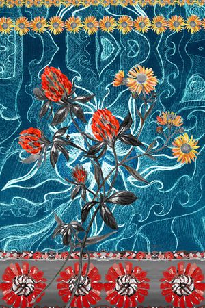 民族风印花华亿平台图片