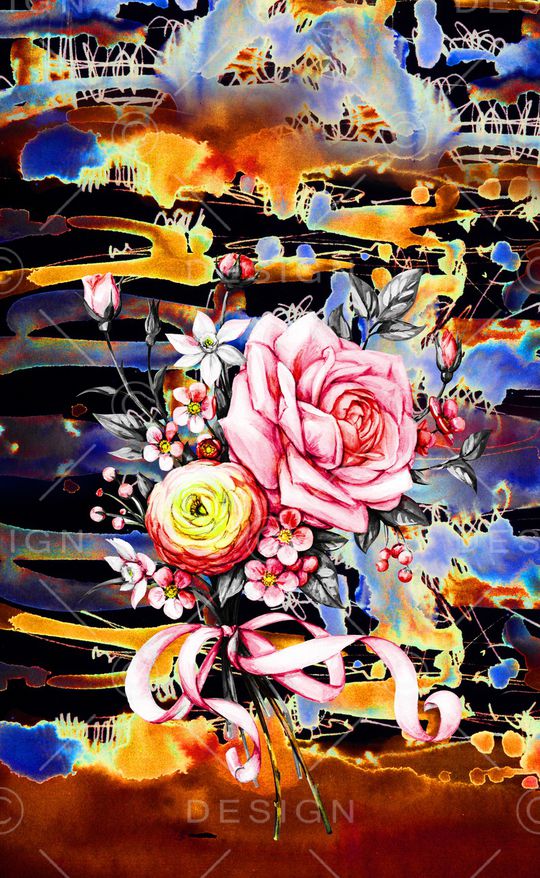 民族风印花华亿平台图片