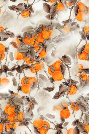 真丝印花华亿平台图片