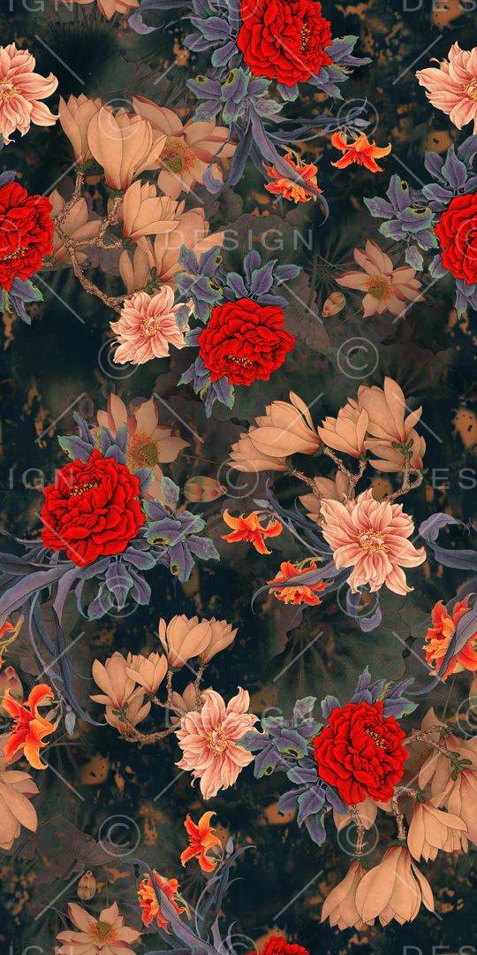 中国风印花华亿平台图片