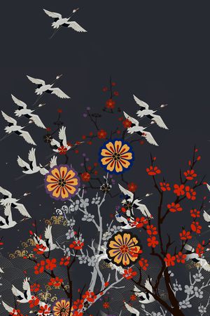 梅花印花华亿平台图片