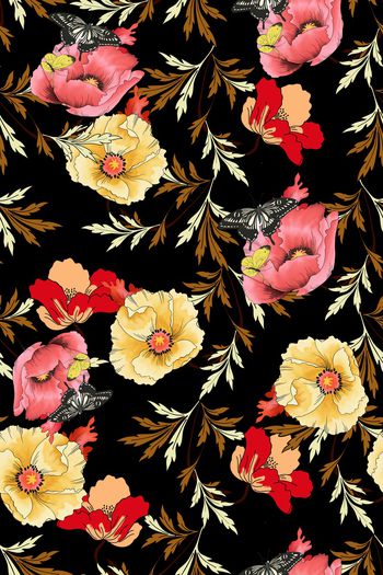 1010230-蝴蝶花卉 180159b