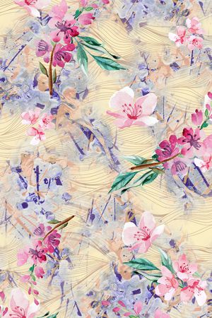 小碎花印花华亿平台图片