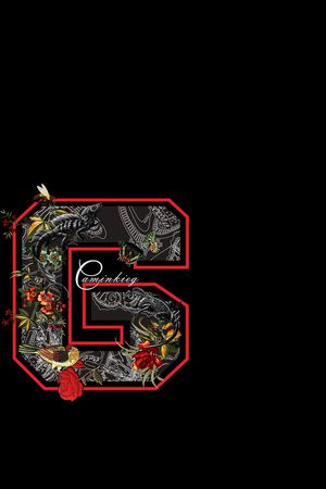 抽象印花华亿平台图片