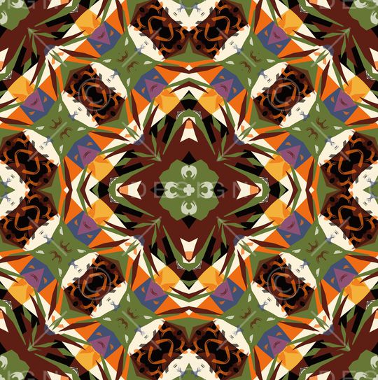 民族风印花华亿平台图片