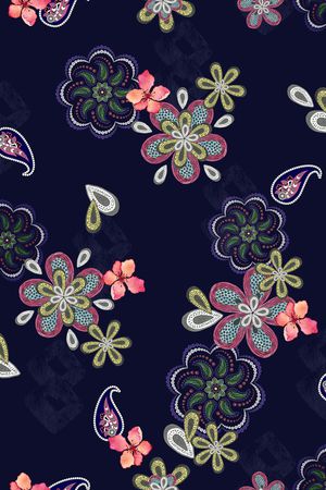 民族风印花华亿平台图片