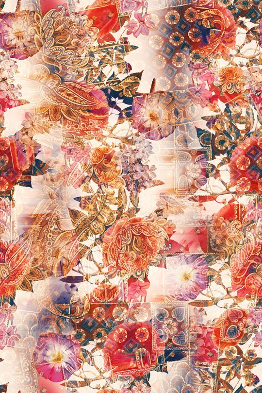 植物印花华亿平台图片