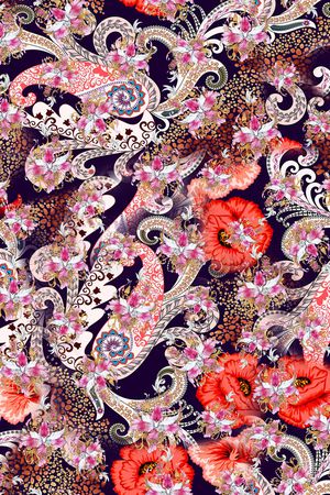 民族风印花华亿平台图片