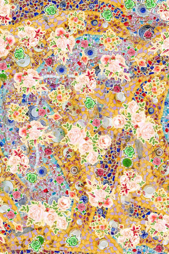 植物印花华亿平台图片